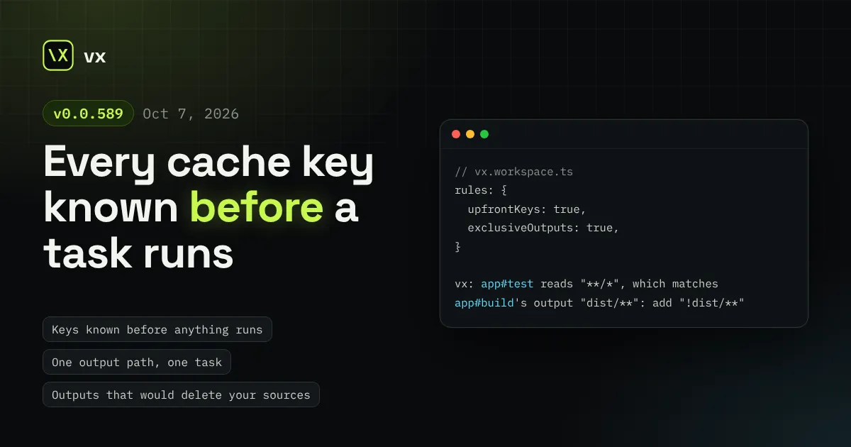 vx 0.0.589: Every cache key known before a task runs